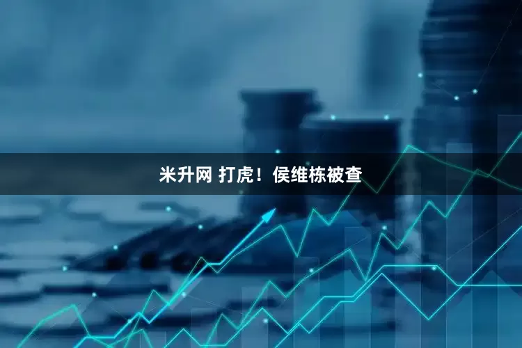 米升网 打虎！侯维栋被查